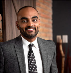 This is a photograph of Minesh J. Patel a personal injury lawyer with The Patel Firm